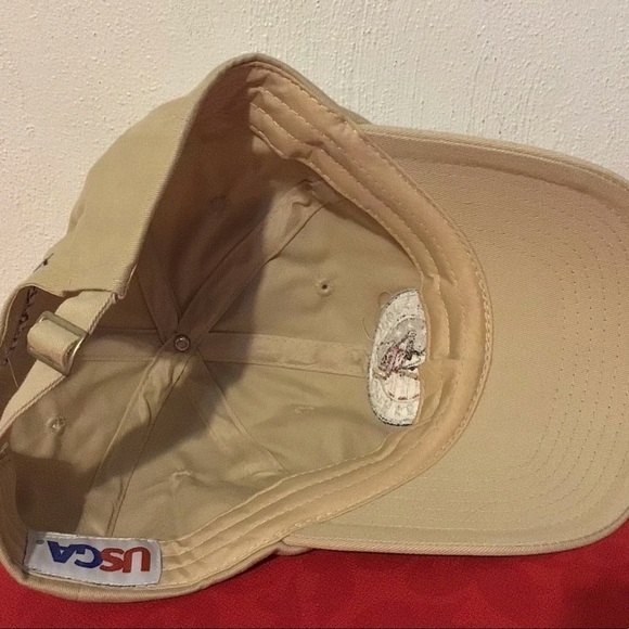 Us Open Golf Tournament Hat Baseball Cap Beige Tan 2005 Pinehurst PGA Tour VTG - Picture 6 of 7
